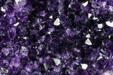 Sparkling Amethyst Geode With Metal Stand - Uruguay #368390-3